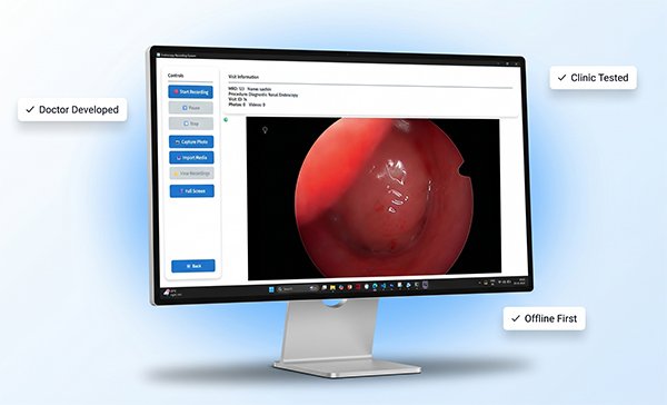 ExcellENT Endoscopy Software Screenshot