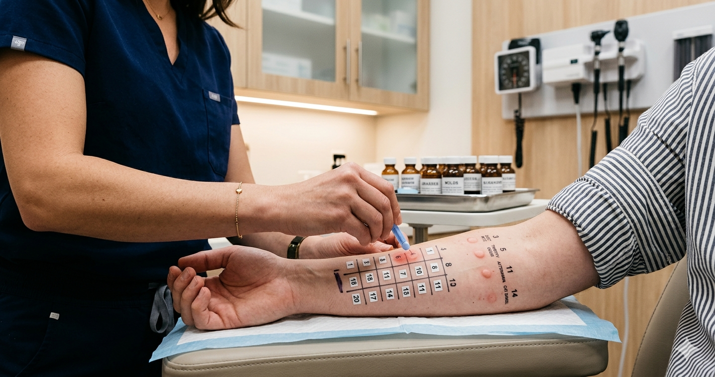 Allergy testing at ExcellENT Clinic